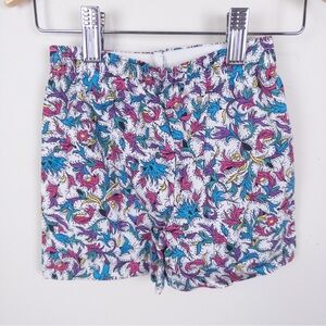 Vintage Disney 90s Aladdin Multicolor Paisley Cotton Shorts Made in USA Size‎ 2T